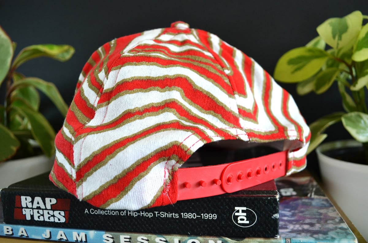 Vintage 1990's San Francisco 49ers AJD Zubaz Snapback Hat / Sole Food SF